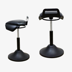 Karma St Franklin Pedestal Stool Black 07080101 - Lashmer