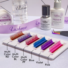 Color Volume lashes Sampler -- RD Colour (5 lines) - Lashmer