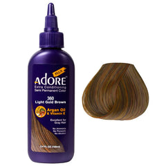 Hi Lift Adore Plus Semi Permanent Color Light Gold Brown #360 - Lashmer