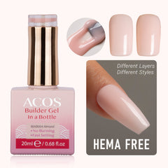 ACOS Hema Free Brush-on Builder Gel (20ml) - Lashmer