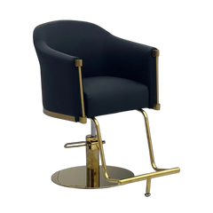 Karma Eden Salon Chair Black with Gold Base 02180103