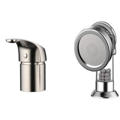 Bộ vòi rửa Karma Enviro Head Set với vòi trộn lật - Niken xước mờ