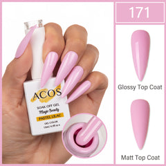 ACOS Magic Beauty Gel Polish Colour PASTEL LILAC (171) - Lashmer