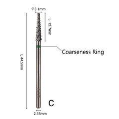 ACOS 3.1mm Upgrade Small Cone Nail Drill Bit - Lashmer