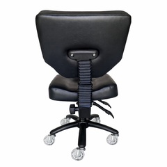 Karma Stanley Adjustable Stool with Back – Black 07090101 - Lashmer