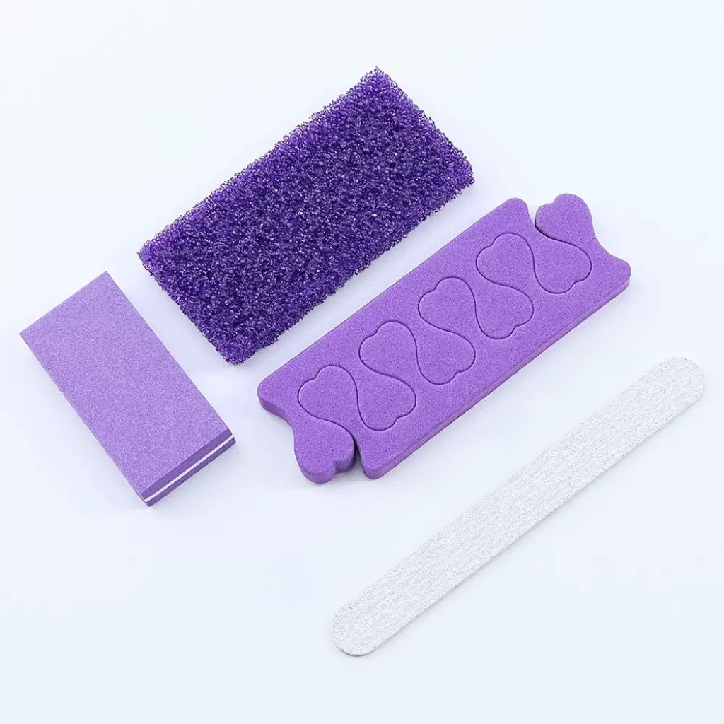 ACOS Professional 4-in-1 Disposable Manicure & Pedicure Kit - Lashmer