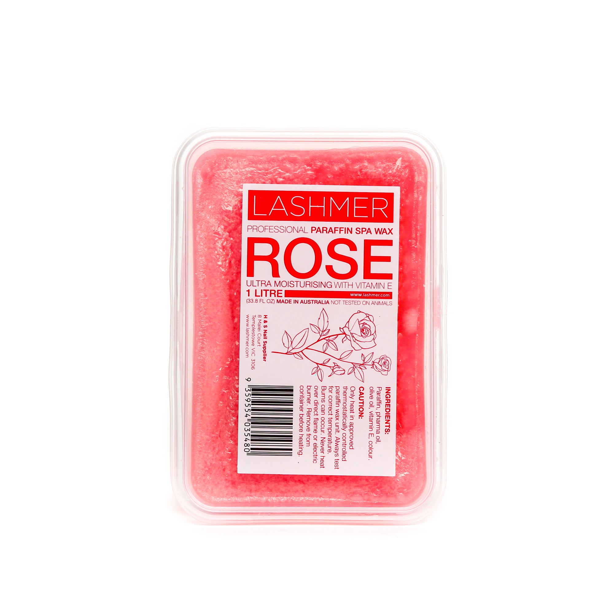 Lashmer Paraffin Wax / 1 Litre_Rose - Lashmer