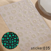 ACOS Nail Art Stickers -- Night #002 - Lashmer
