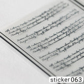 ACOS Nail Art Stickers -- Letter #003 - Lashmer