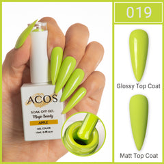 ACOS Magic Beauty Gel Polish Colour Apple (019） - Lashmer