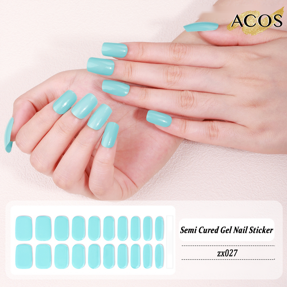 ACOS Semi Cured Gel Sticker -- Style #027 - Lashmer
