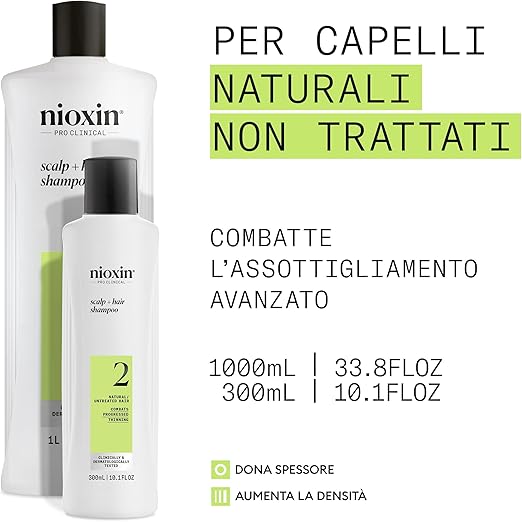 Nioxin Scalp + Hair Thickening Kit (System 2) - Lashmer