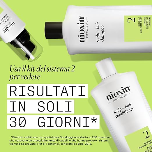 Nioxin Scalp + Hair Thickening Kit (System 2) - Lashmer