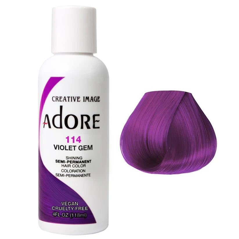 Hi Lift Adore Semi Permanent Color Violet Gem #114 - Lashmer