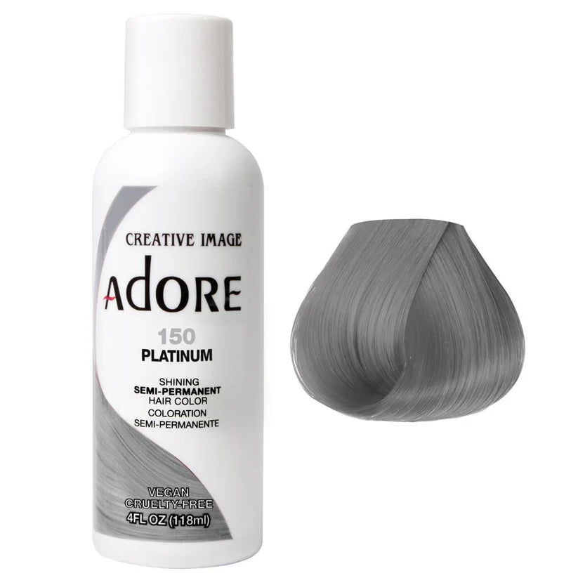 Hi Lift Adore Semi Permanent Hair Color  - 150 Platinum - Lashmer