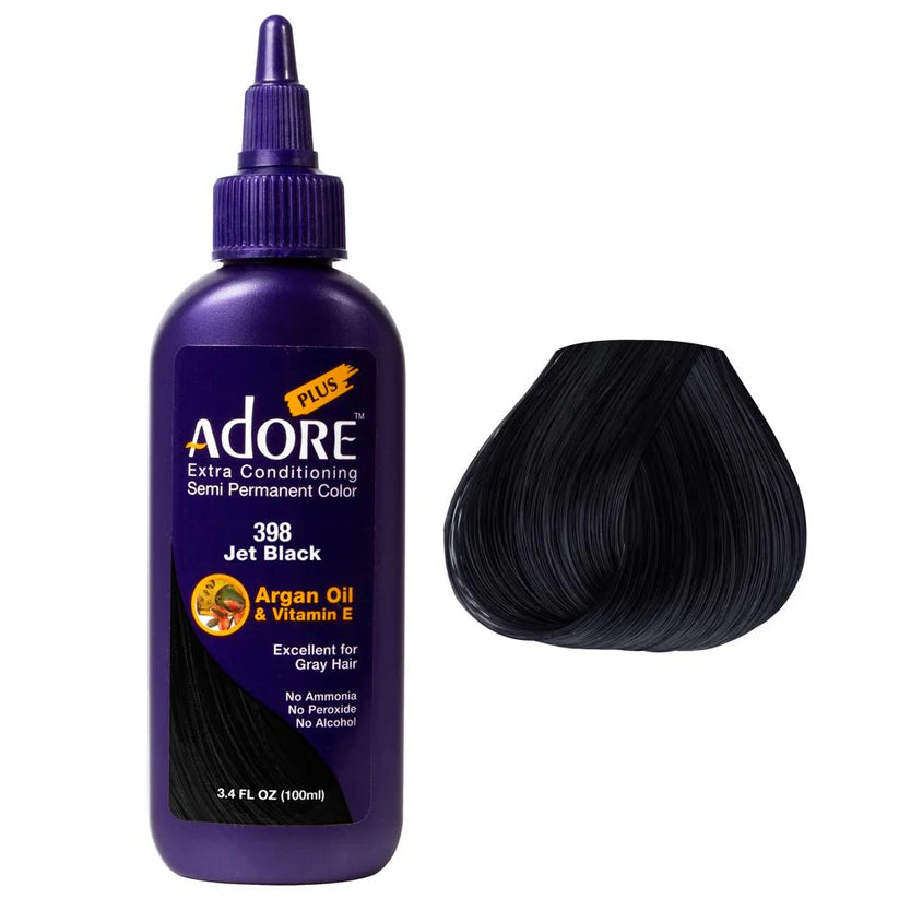 Hi Lift Adore Plus Semi Permanent Color Jet Black #398 - Lashmer
