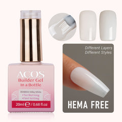 ACOS Hema Free Brush-on Builder Gel (20ml) - Lashmer