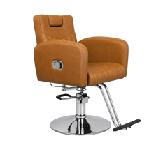 Ghế Salon/Barber/Beauty Karma Batlow Tựa Lưng 02060502 - Nâu Da Bò