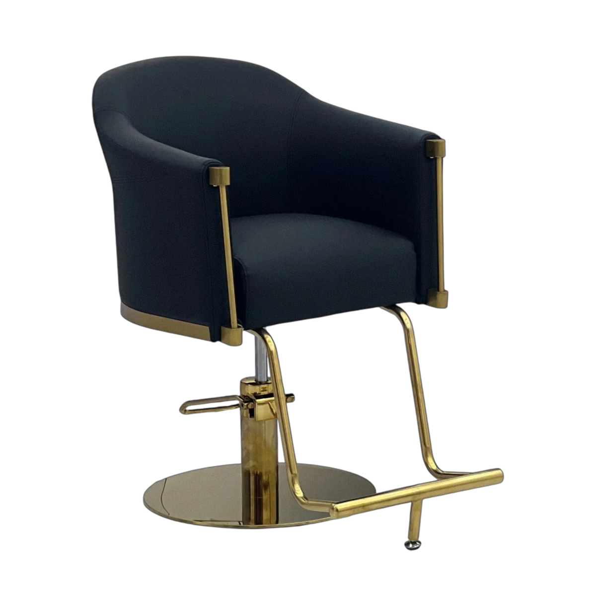 Karma Eden Salon Chair Black with Gold Base 02180103