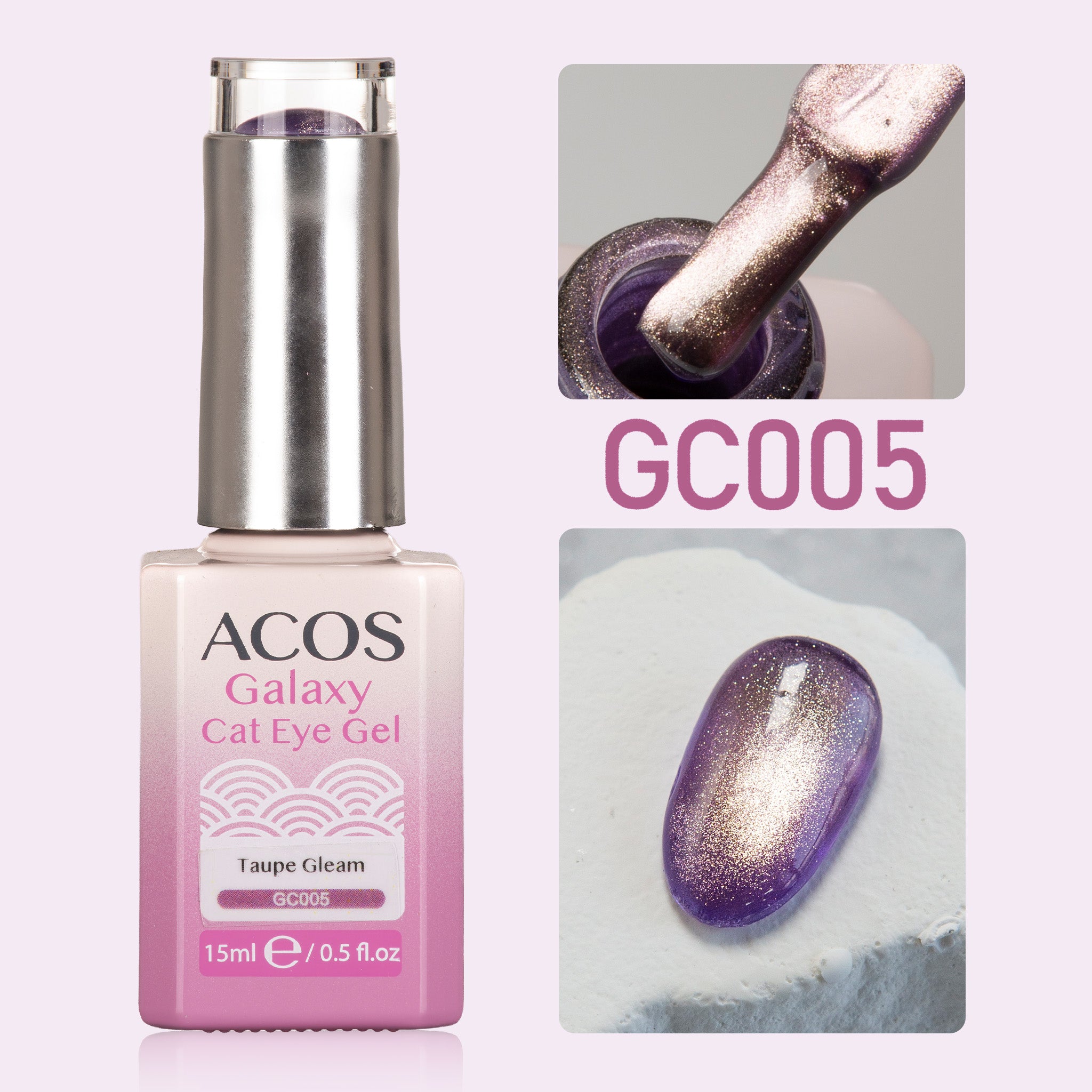 ACOS Galaxy Cat Eye Gel Colour (15ml) - Lashmer
