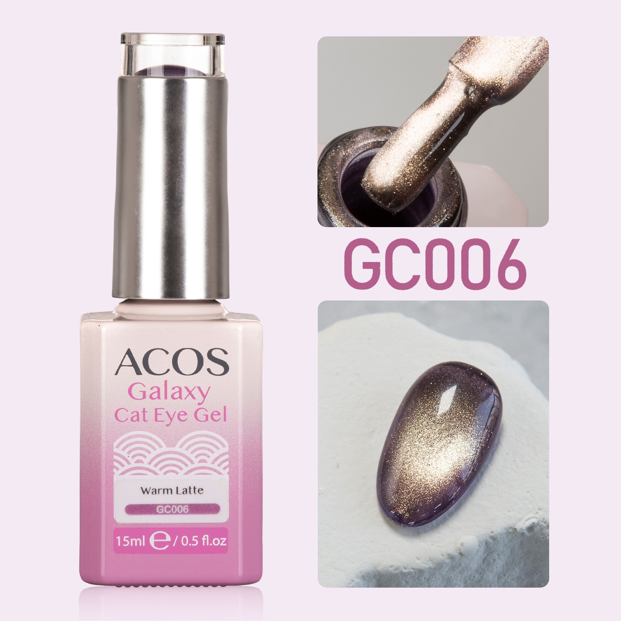 ACOS Galaxy Cat Eye Gel Colour (15ml) - Lashmer