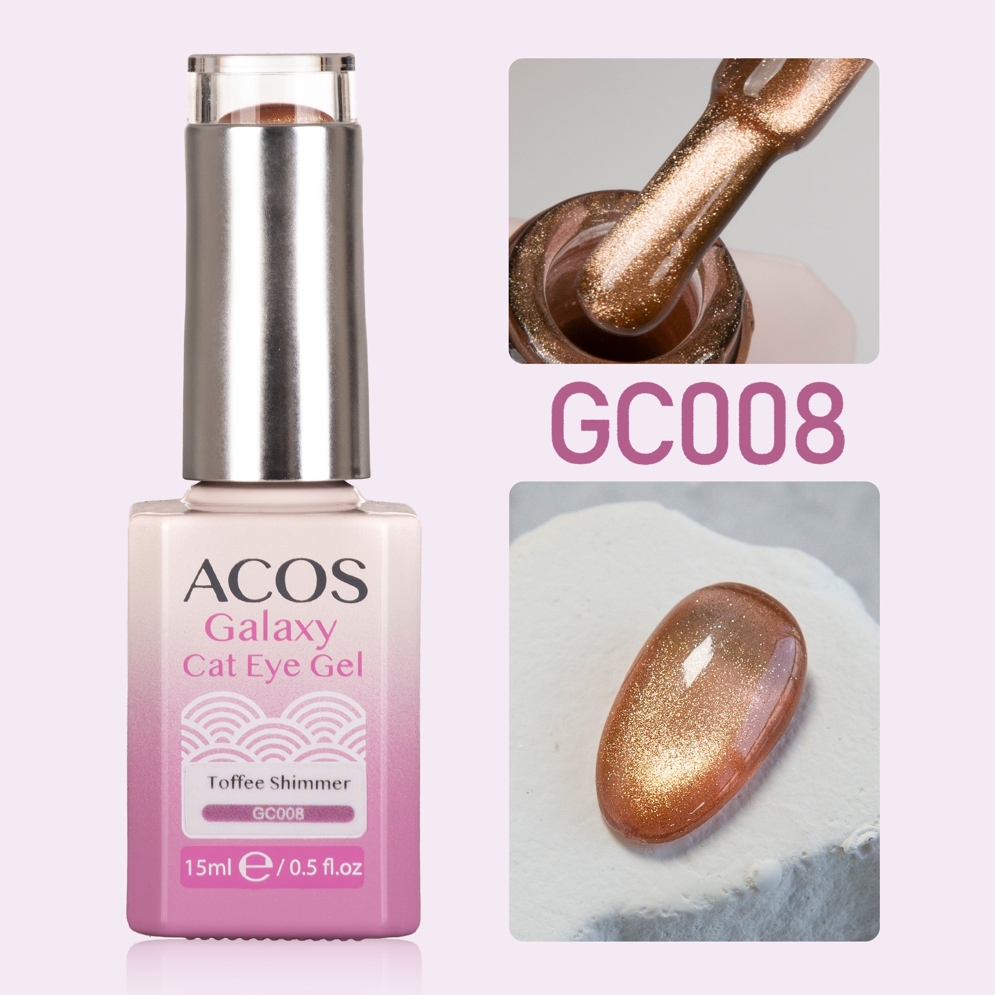 ACOS Galaxy Cat Eye Gel Colour (15ml) - Lashmer