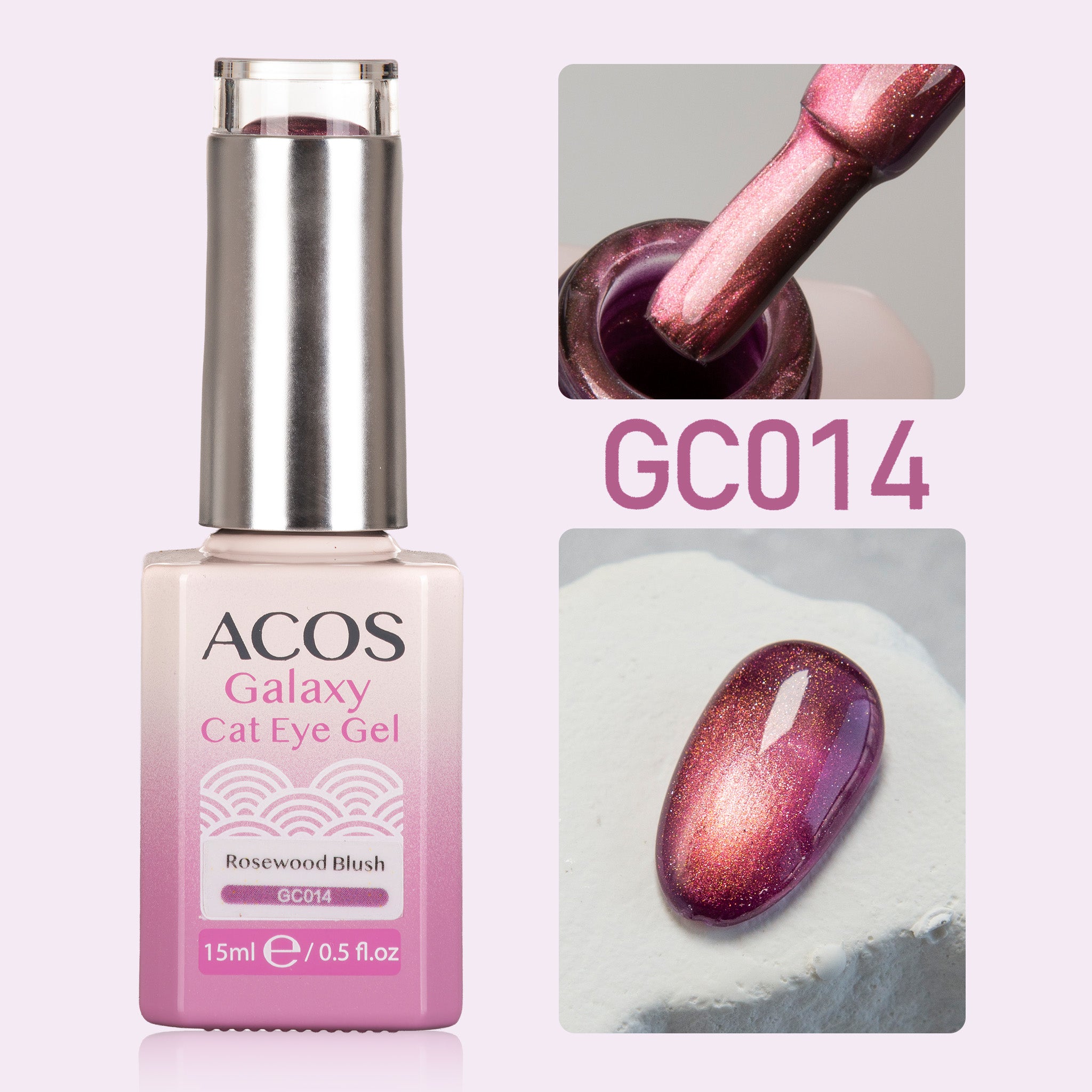 ACOS Galaxy Cat Eye Gel Colour (15ml) - Lashmer