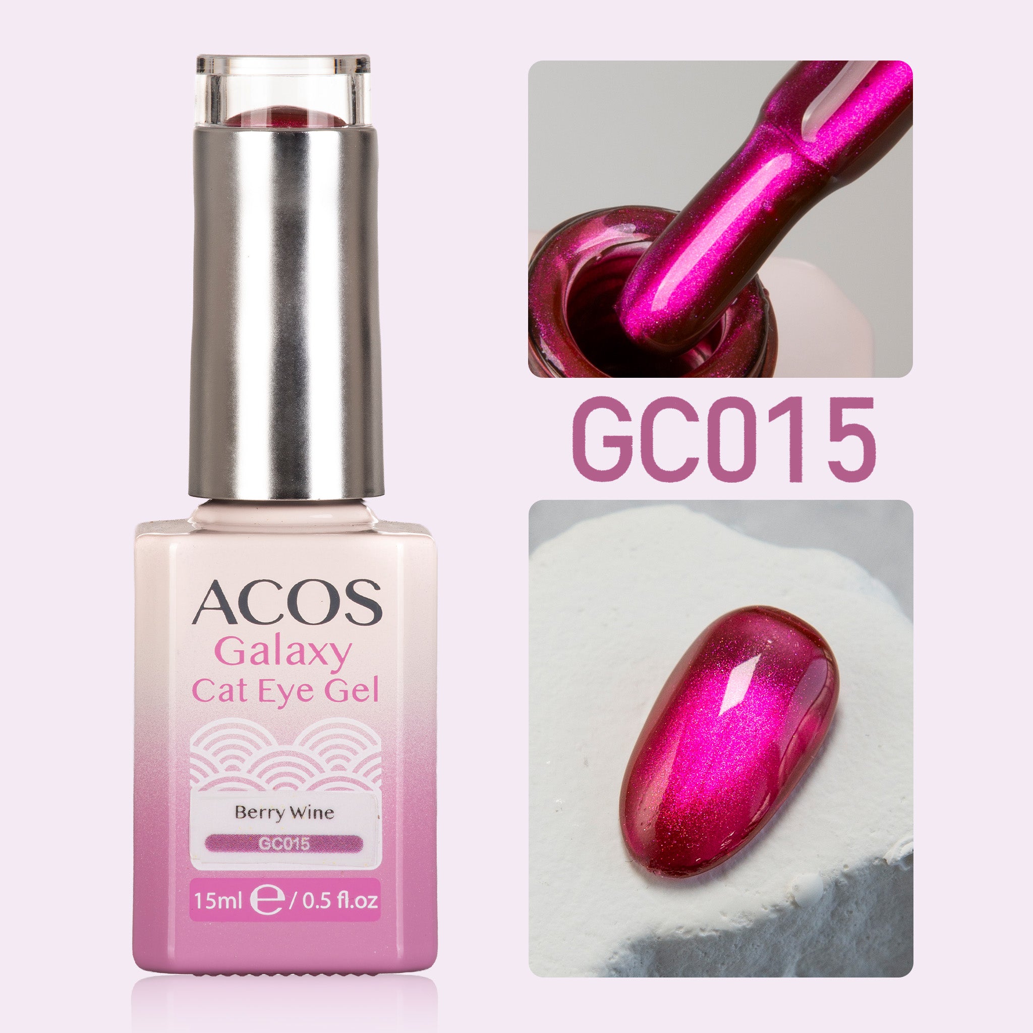 ACOS Galaxy Cat Eye Gel Colour (15ml) - Lashmer
