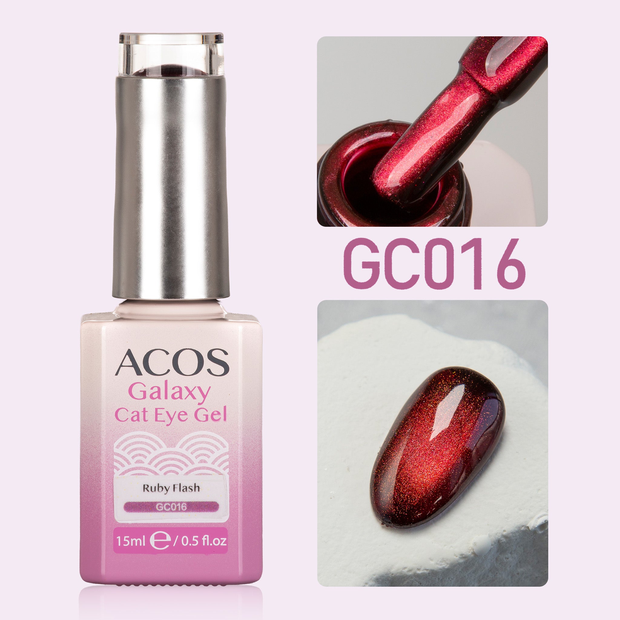 ACOS Galaxy Cat Eye Gel Colour (15ml) - Lashmer