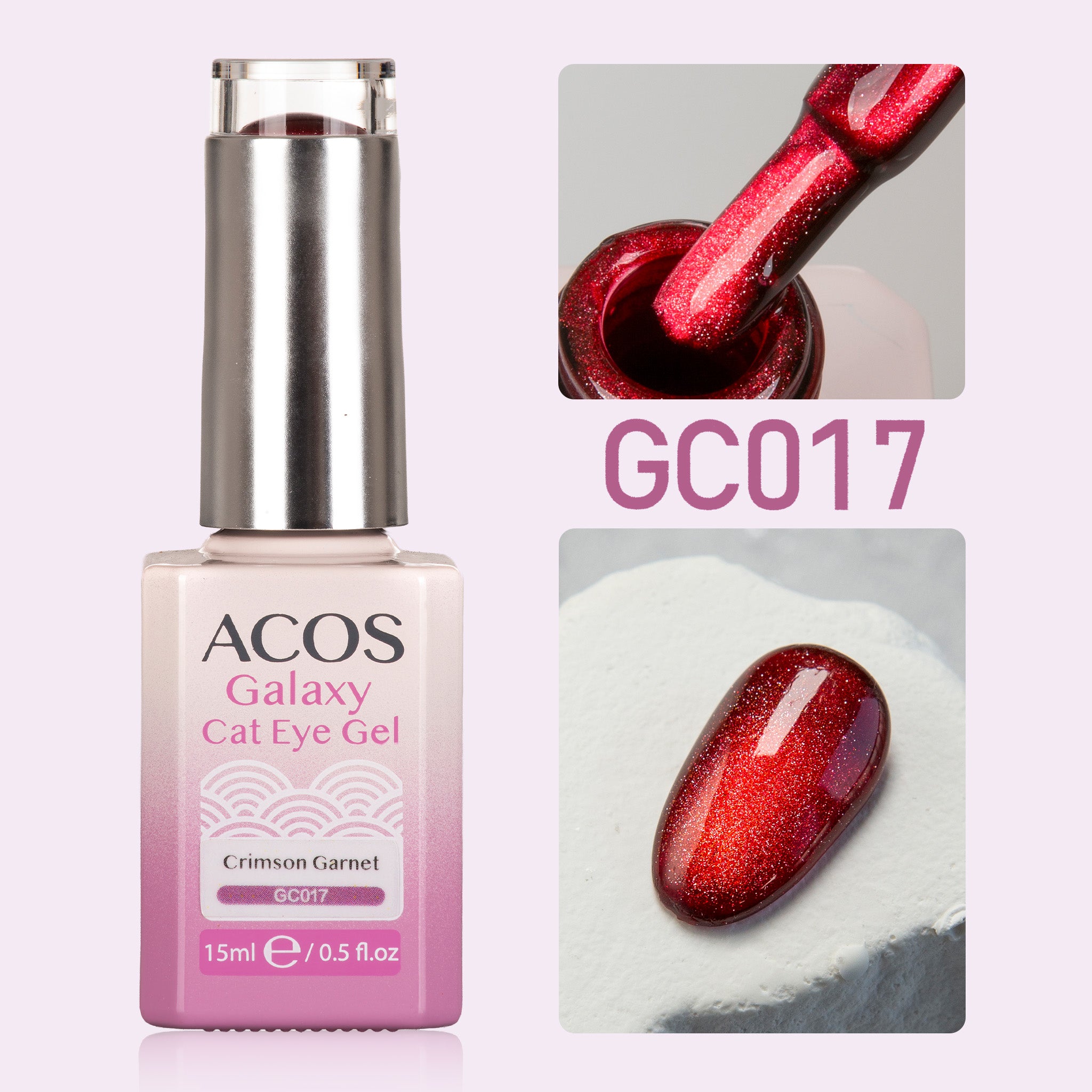 ACOS Galaxy Cat Eye Gel Colour (15ml) - Lashmer