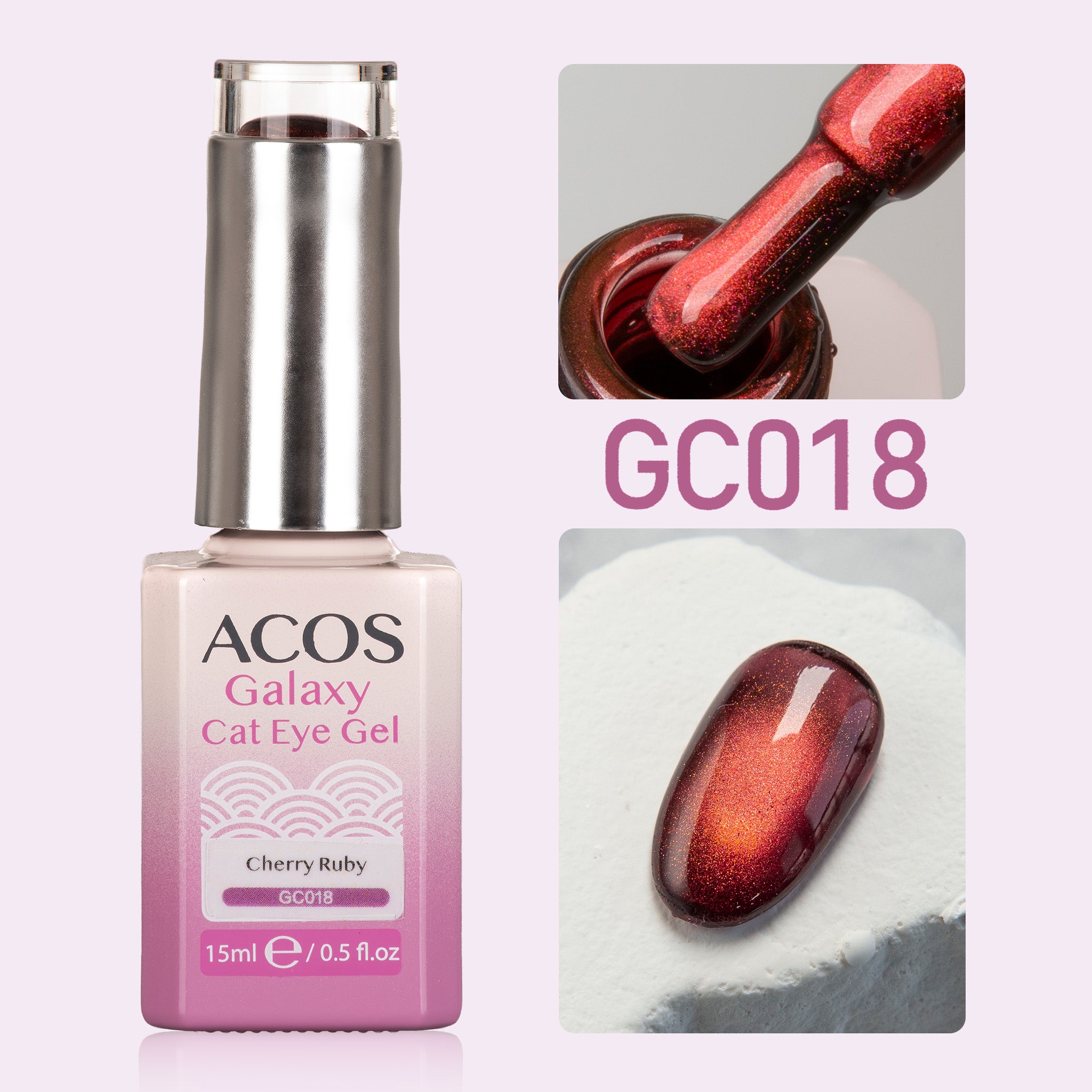 ACOS Galaxy Cat Eye Gel Colour (15ml) - Lashmer