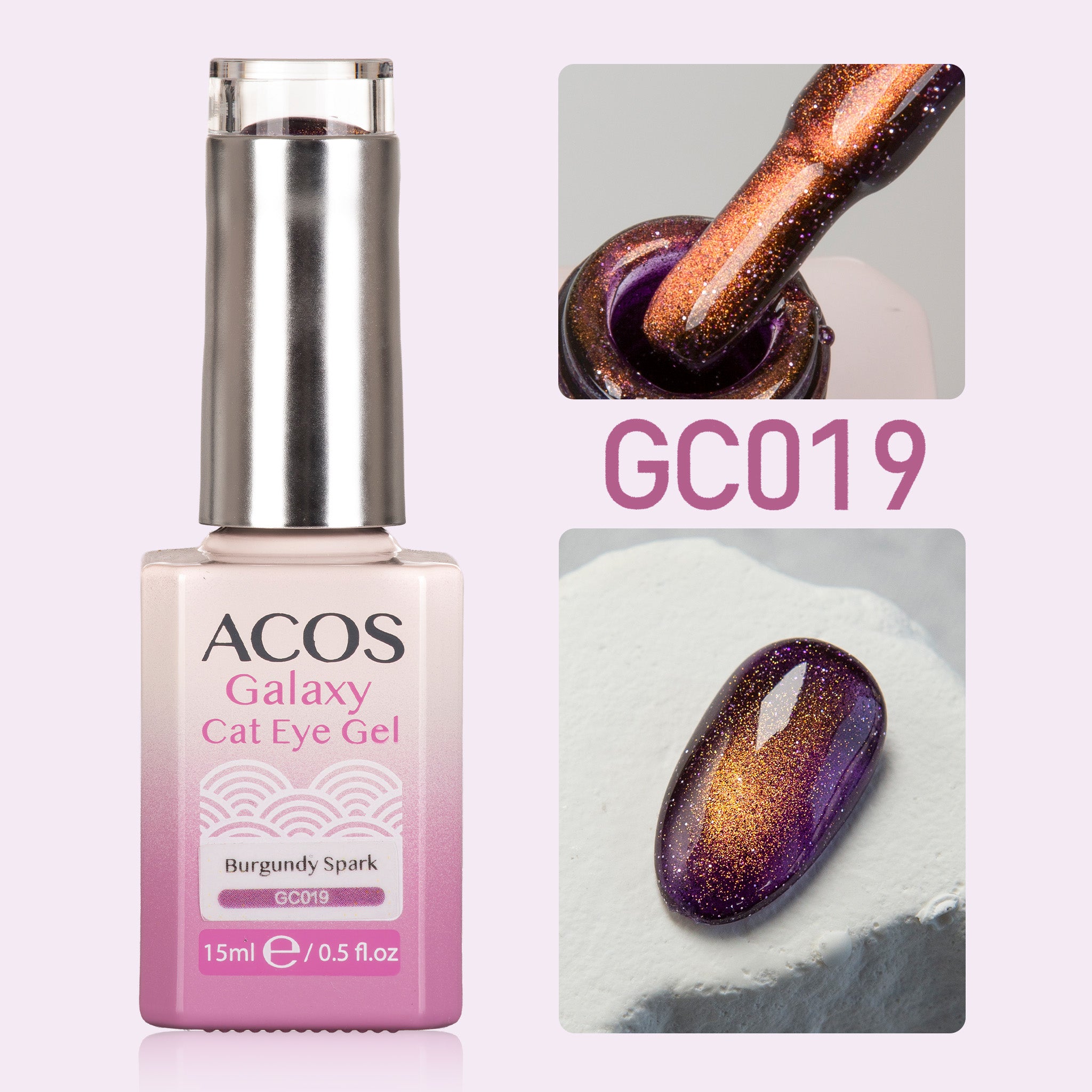 ACOS Galaxy Cat Eye Gel Colour (15ml) - Lashmer