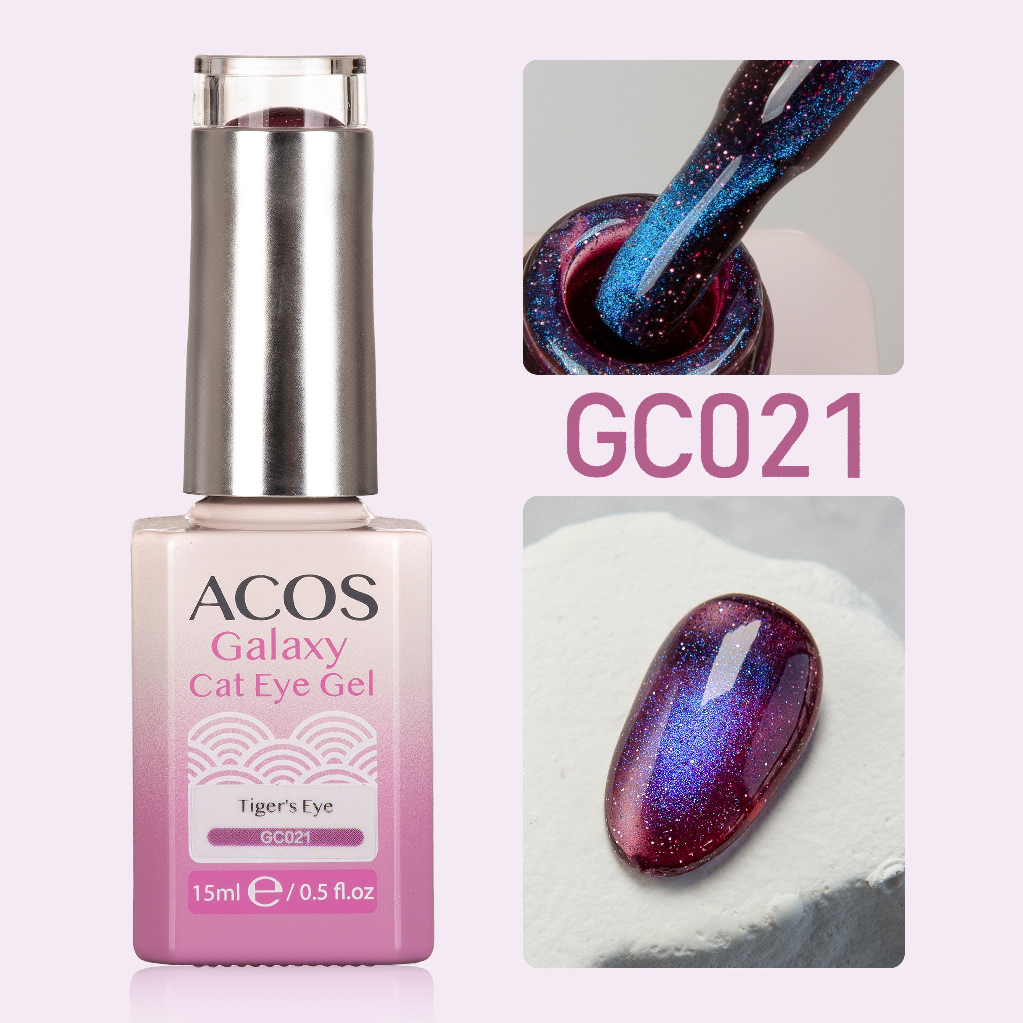 ACOS Galaxy Cat Eye Gel Colour (15ml) - Lashmer