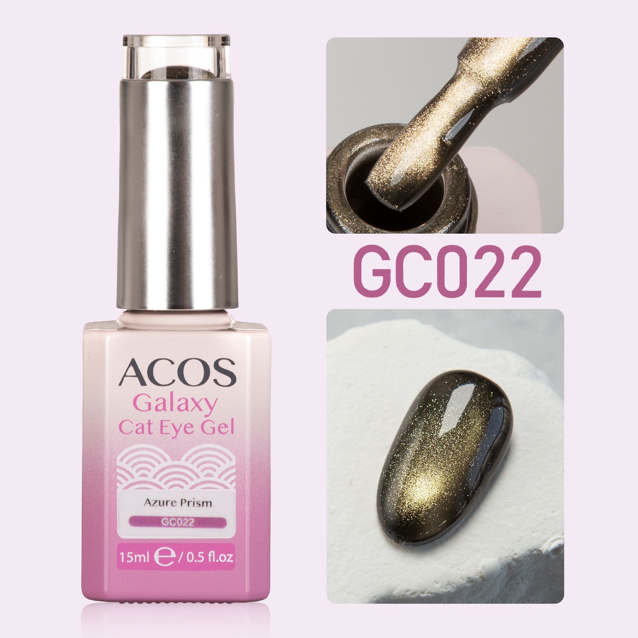 ACOS Galaxy Cat Eye Gel Colour (15ml) - Lashmer