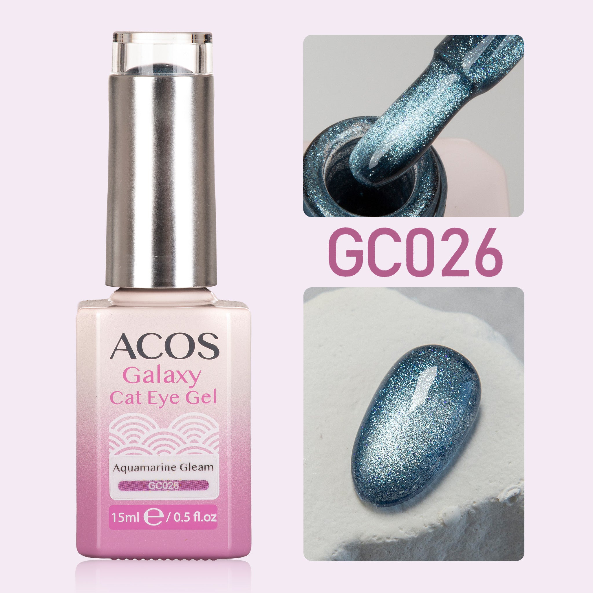 ACOS Galaxy Cat Eye Gel Colour (15ml) - Lashmer