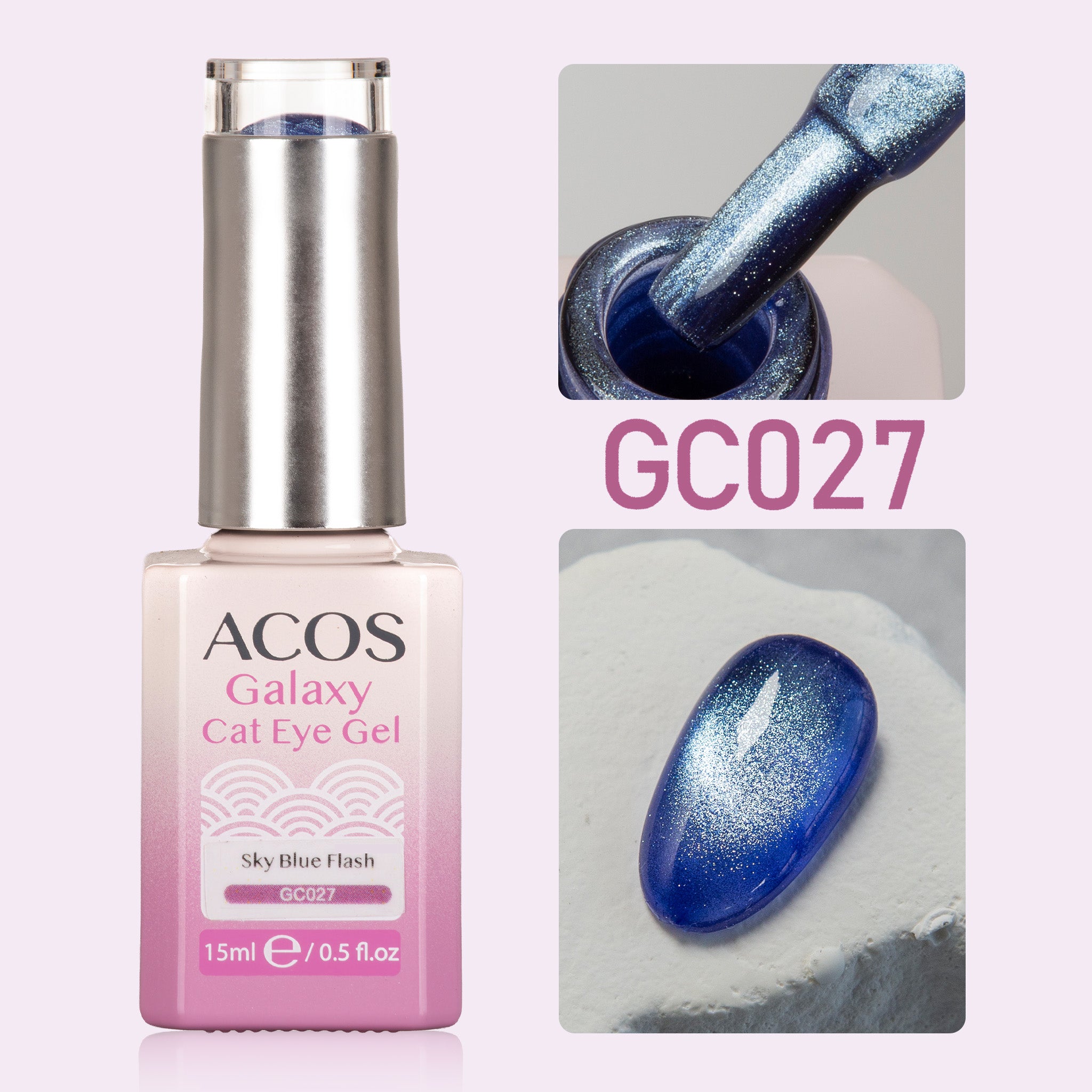 ACOS Galaxy Cat Eye Gel Colour (15ml) - Lashmer