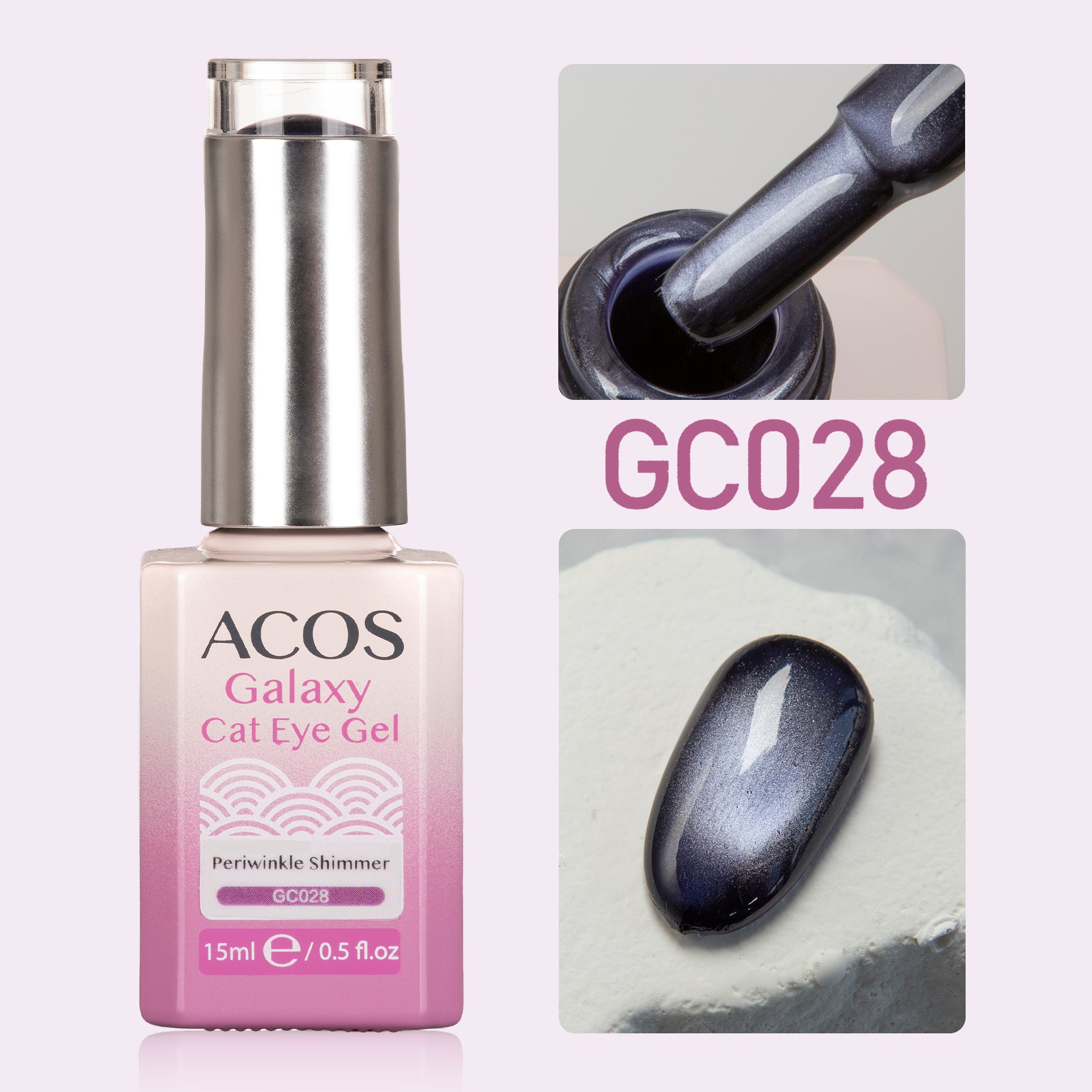 ACOS Galaxy Cat Eye Gel Colour (15ml) - Lashmer