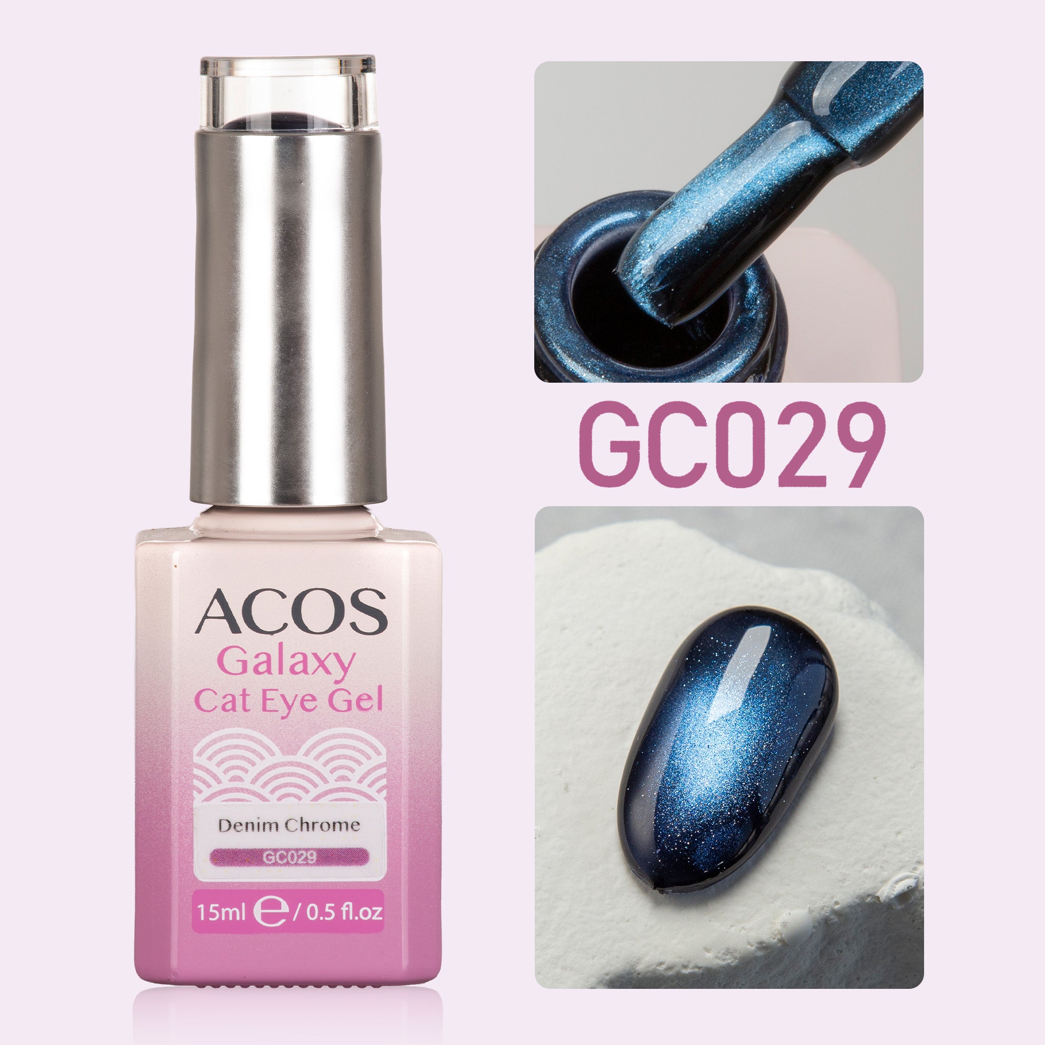 ACOS Galaxy Cat Eye Gel Colour (15ml) - Lashmer