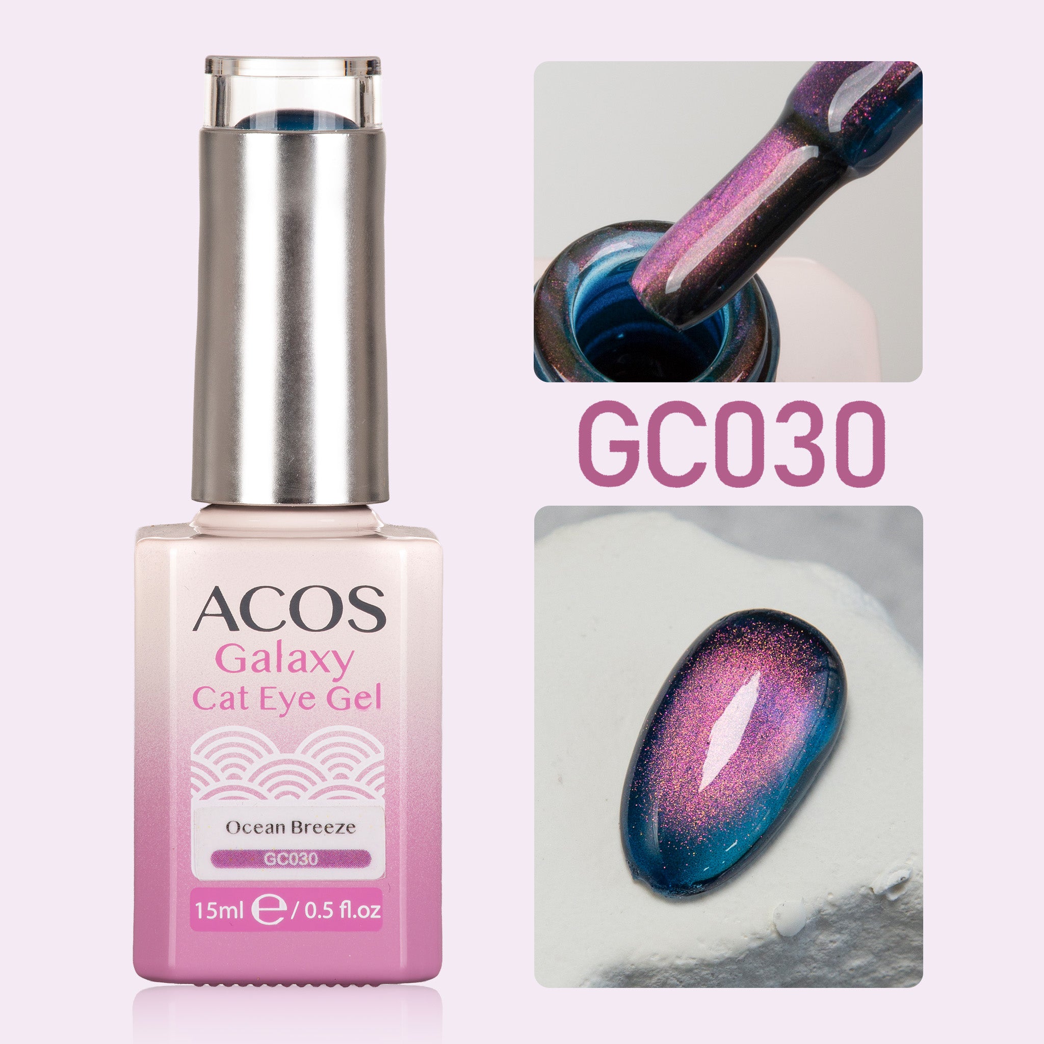 ACOS Galaxy Cat Eye Gel Colour (15ml) - Lashmer