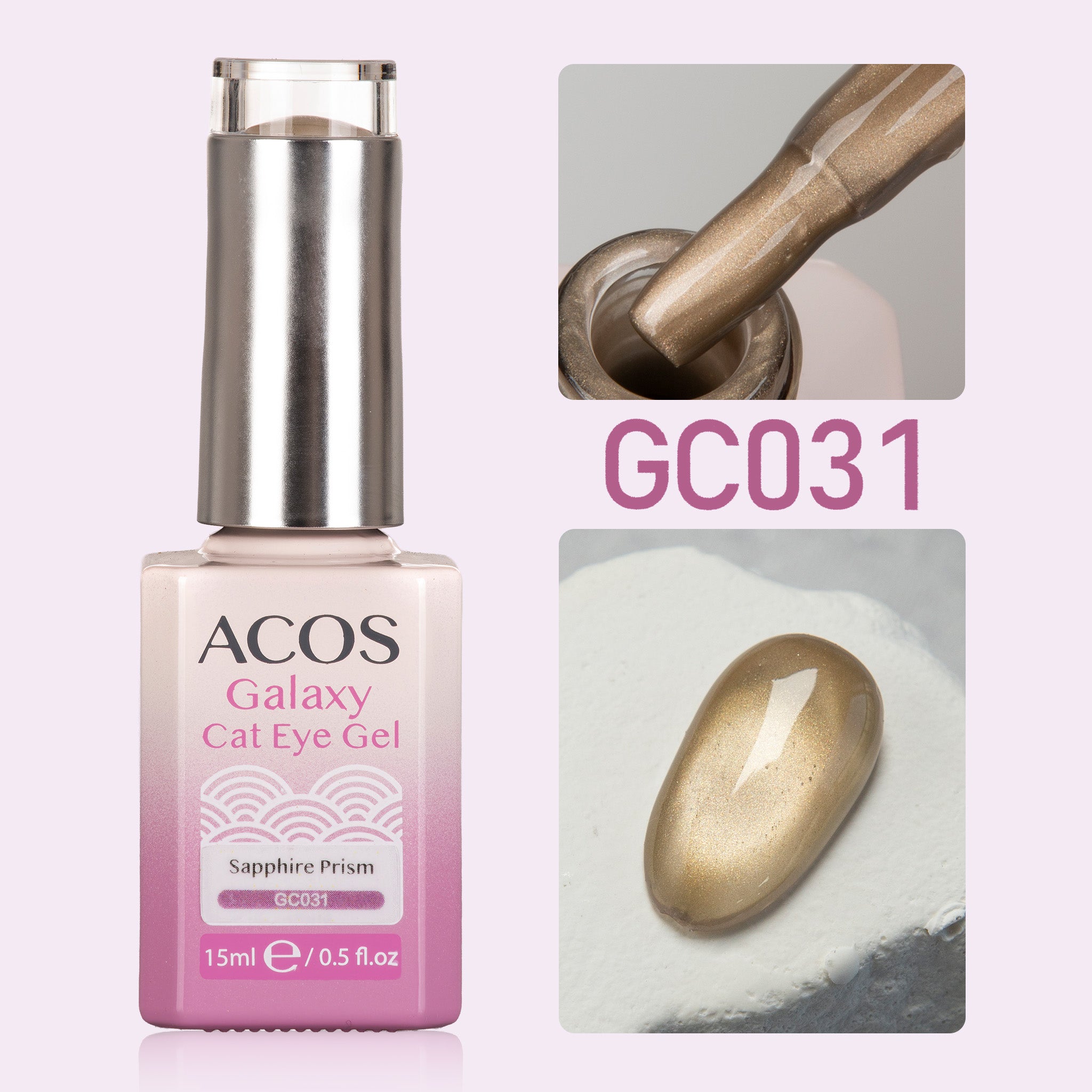 ACOS Galaxy Cat Eye Gel Colour (15ml) - Lashmer