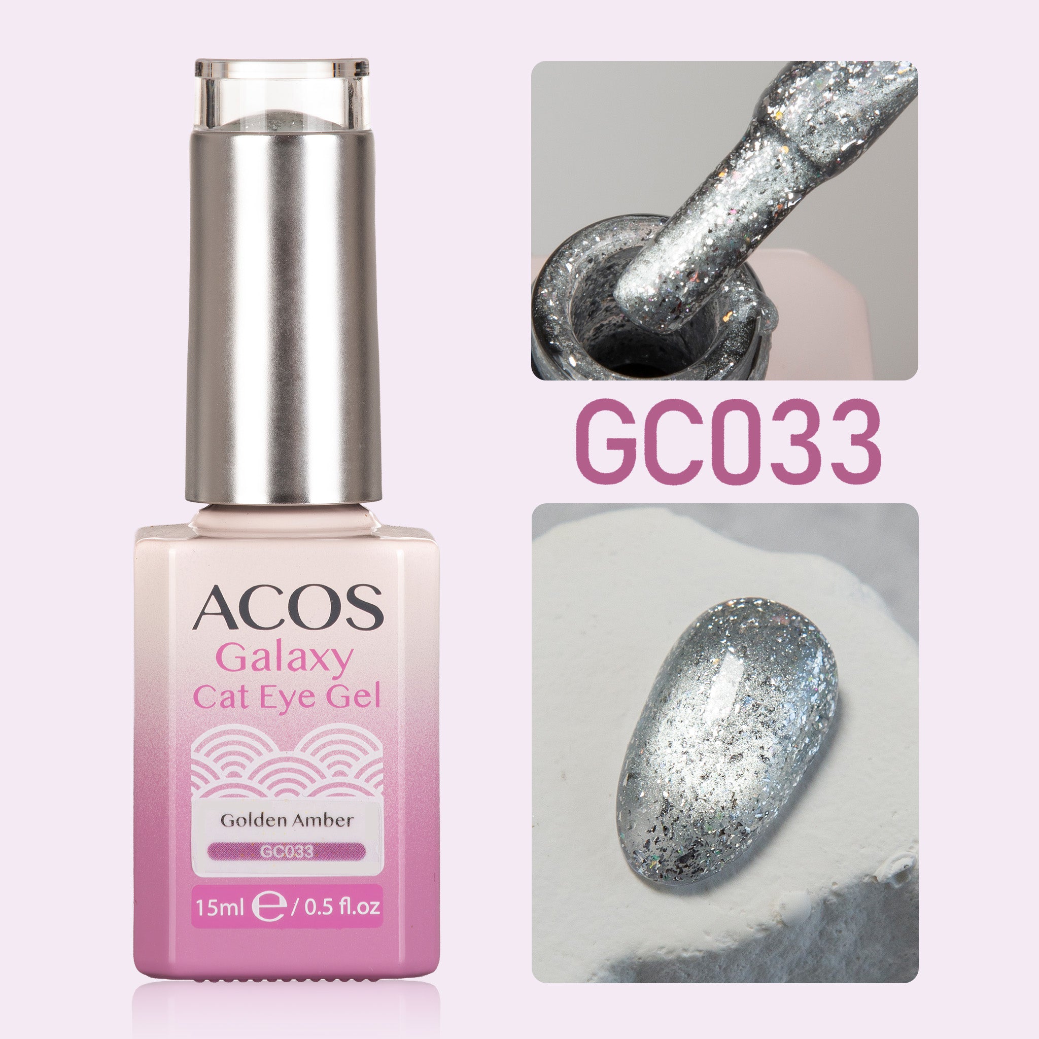 ACOS Galaxy Cat Eye Gel Colour (15ml) - Lashmer