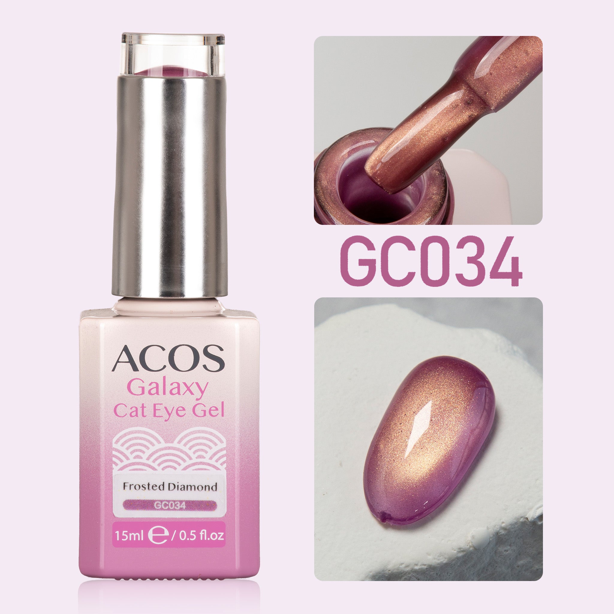 ACOS Galaxy Cat Eye Gel Colour (15ml) - Lashmer