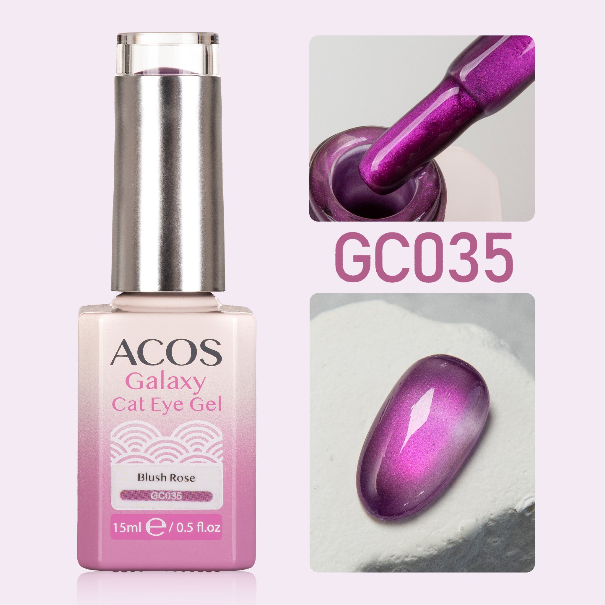 ACOS Galaxy Cat Eye Gel Colour (15ml) - Lashmer
