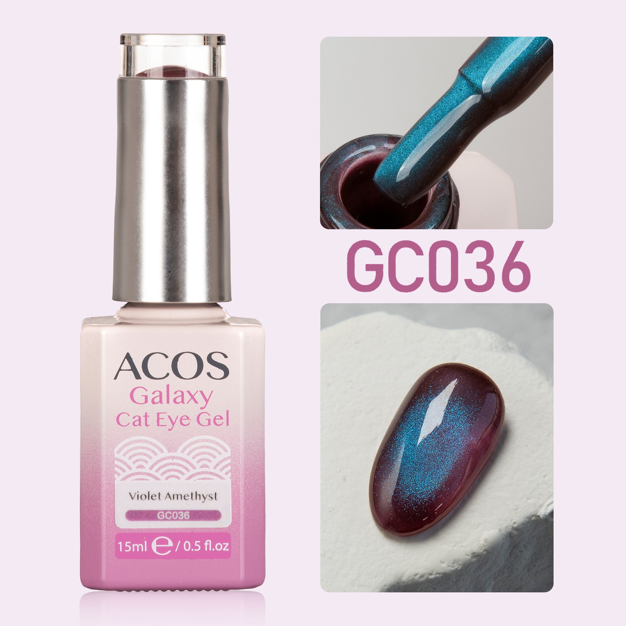 ACOS Galaxy Cat Eye Gel Colour (15ml) - Lashmer