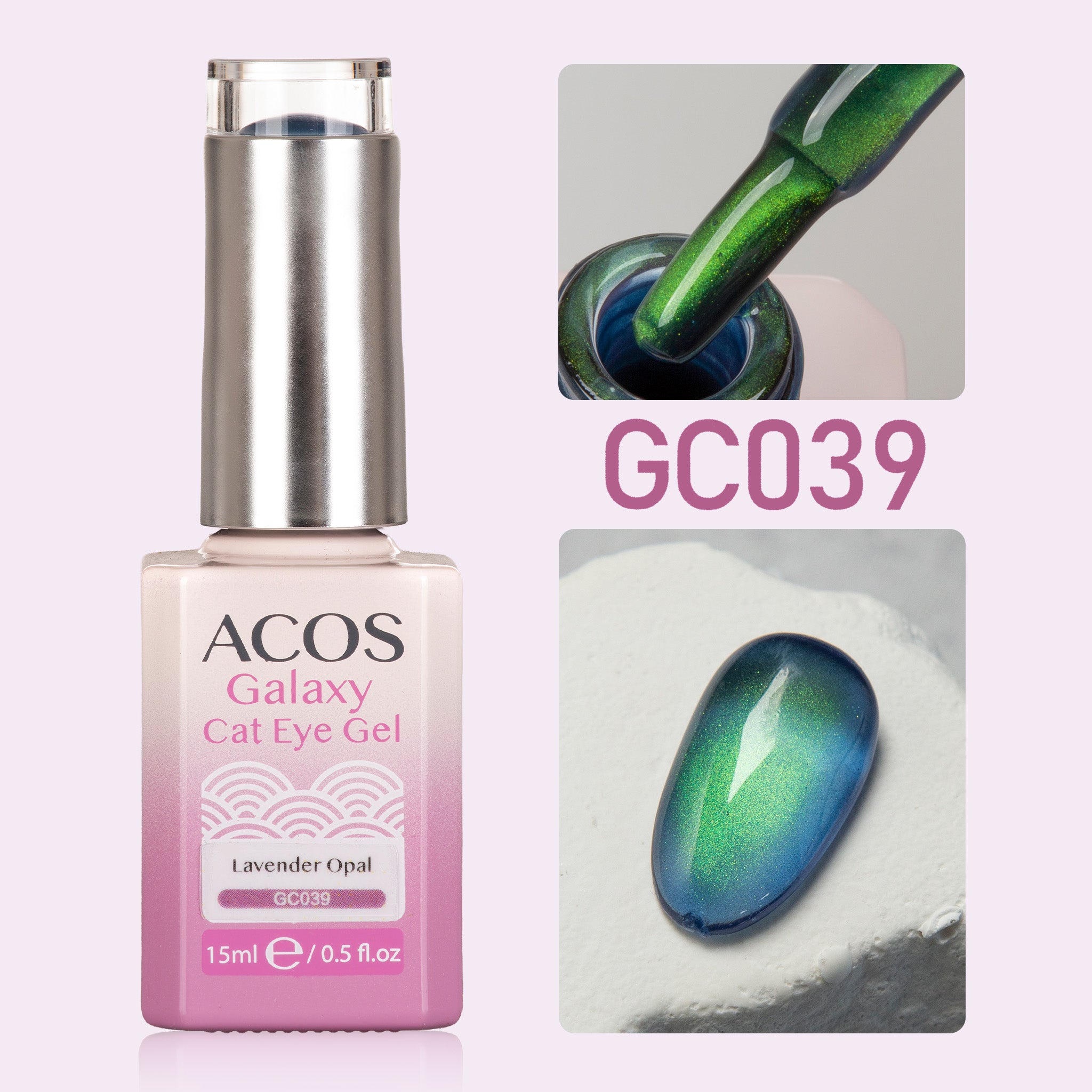 ACOS Galaxy Cat Eye Gel Colour (15ml) - Lashmer