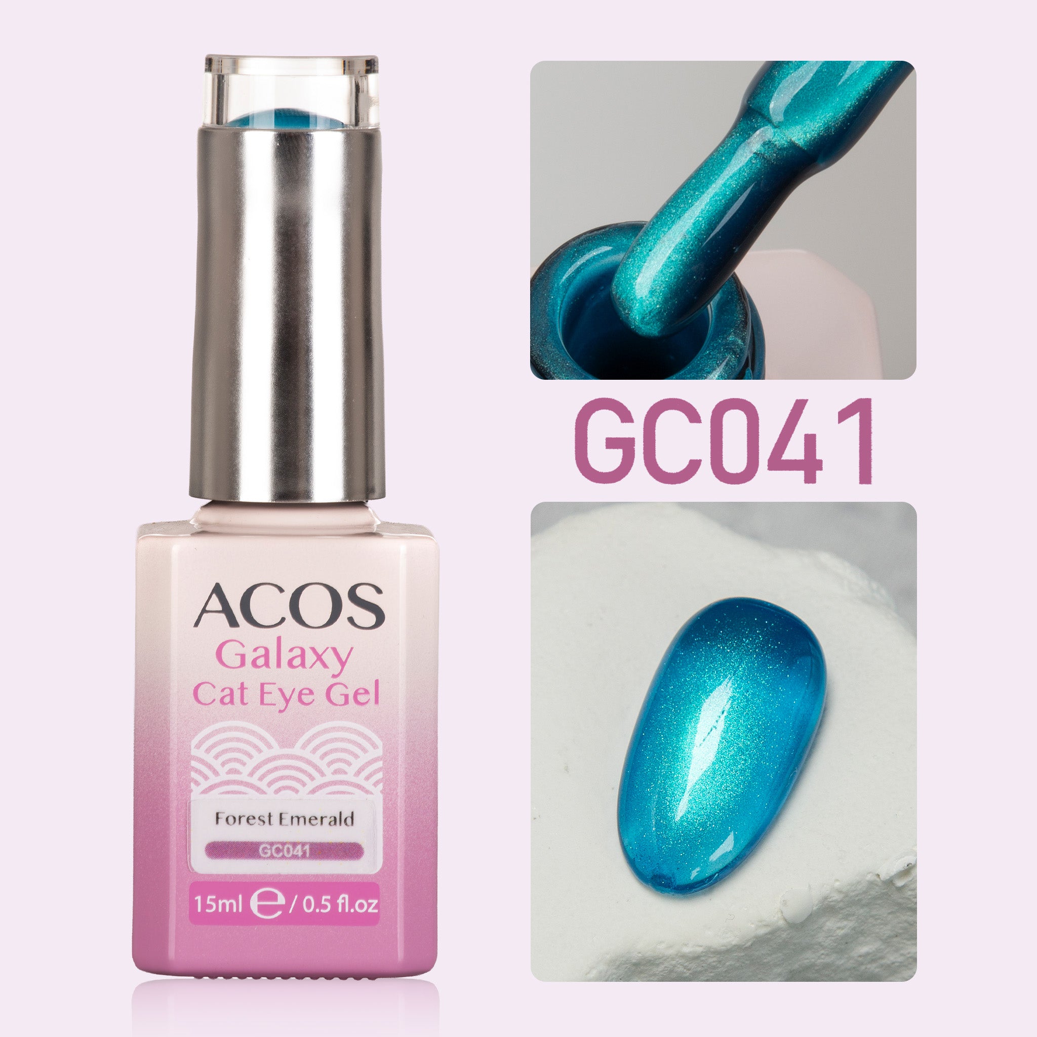 ACOS Galaxy Cat Eye Gel Colour (15ml) - Lashmer