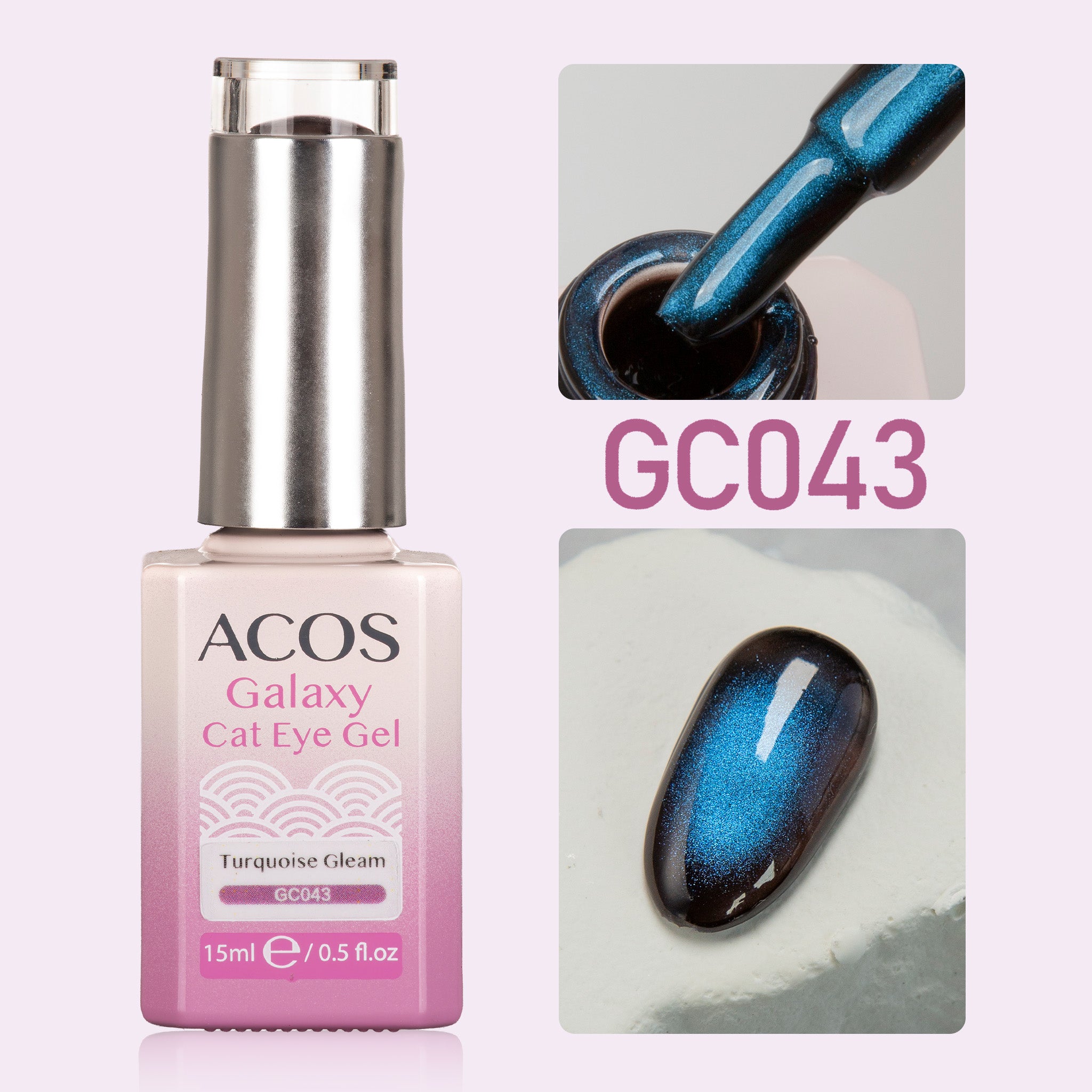 ACOS Galaxy Cat Eye Gel Colour (15ml) - Lashmer