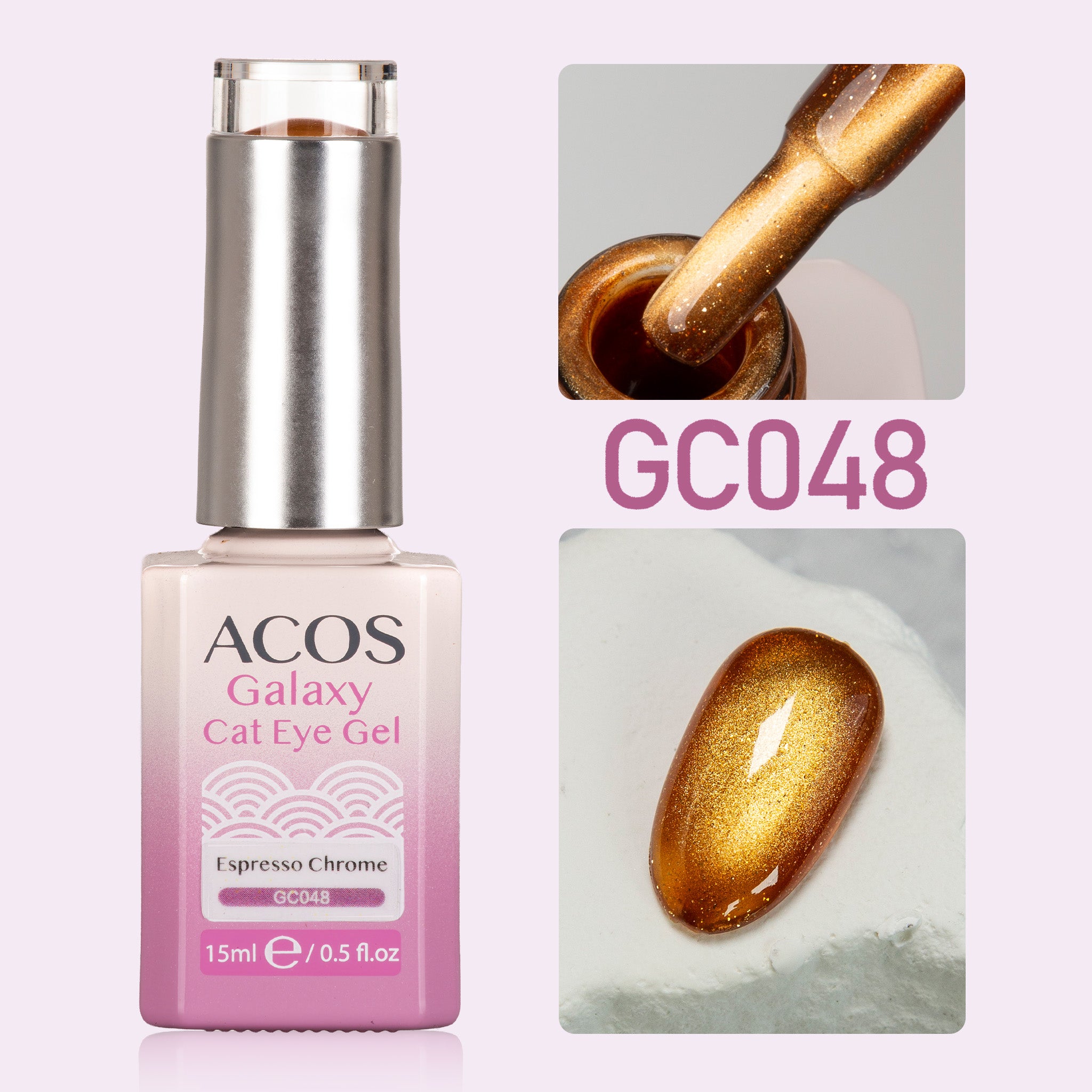 ACOS Galaxy Cat Eye Gel Colour (15ml) - Lashmer
