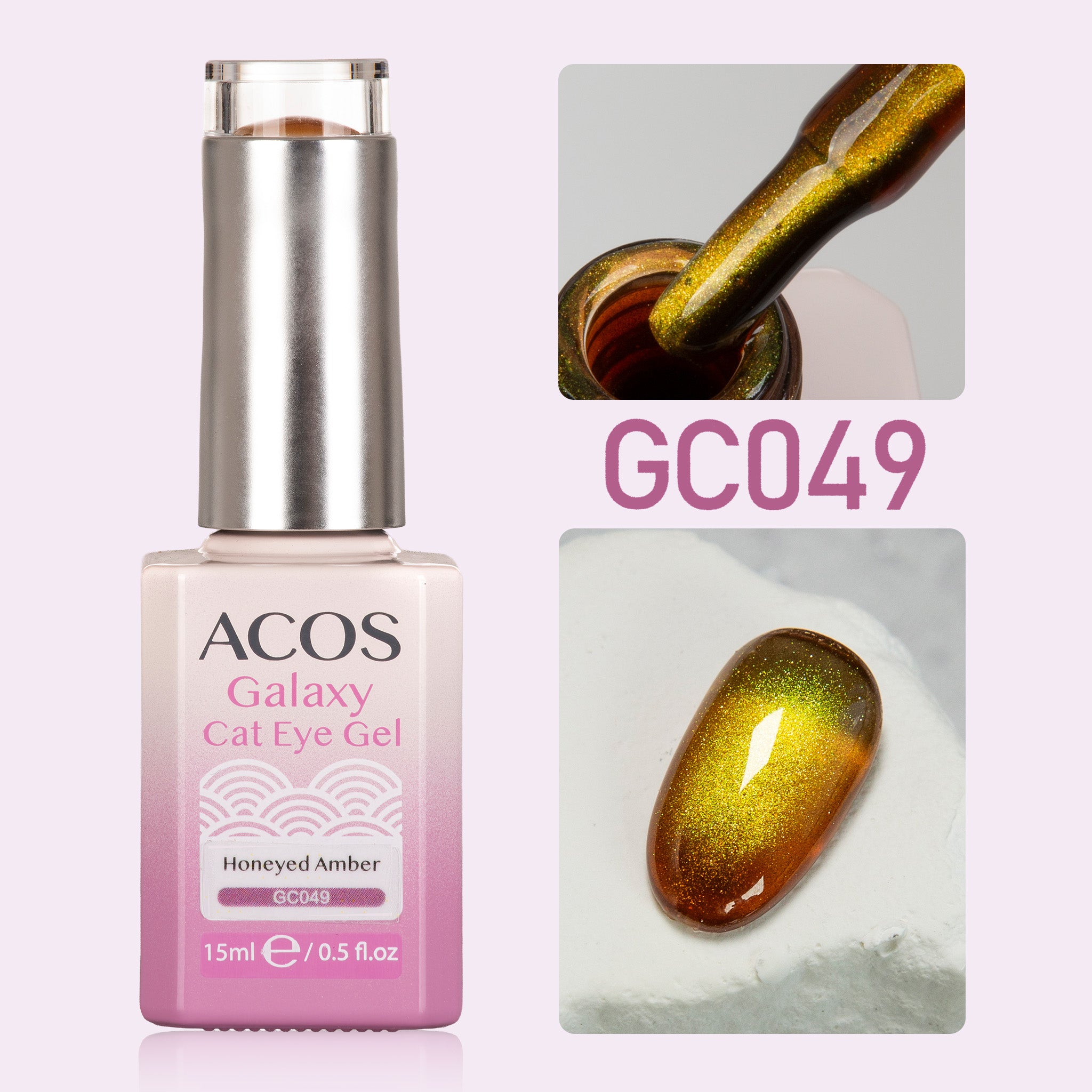ACOS Galaxy Cat Eye Gel Colour (15ml) - Lashmer