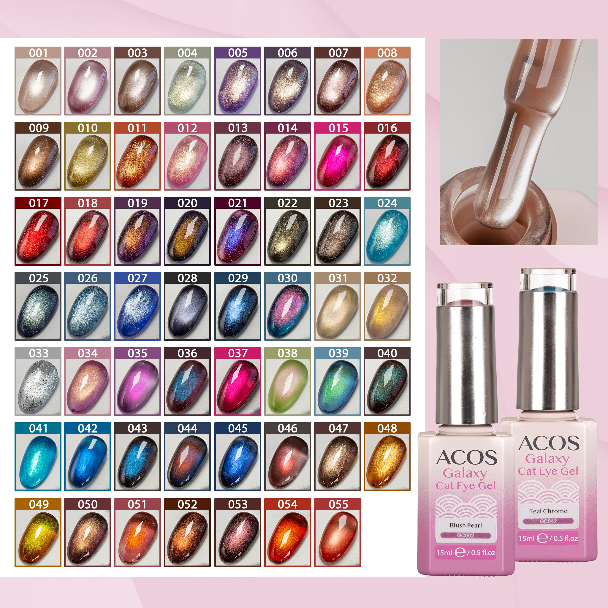 ACOS Galaxy Cat Eye Gel Colour (15ml) - Lashmer
